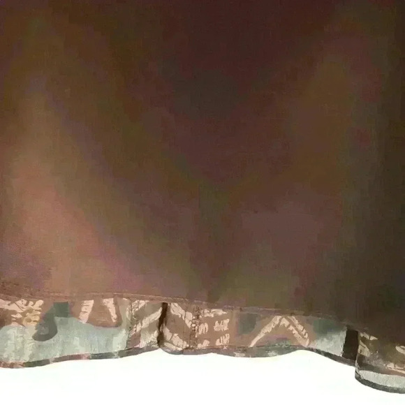 Chaps‎ Sz 8 Geometric Print A Line Skirt Office Business - Picture 9 of 11